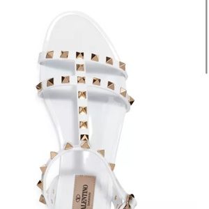 Women's Valentino Summer Rockstud PVC Sandals